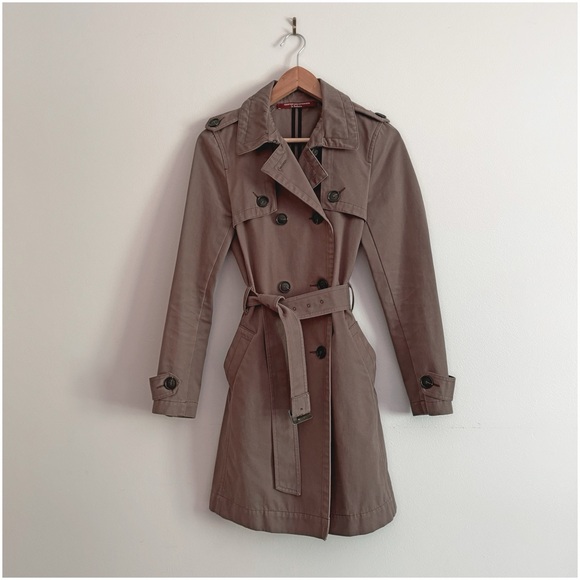 Comptoir Des Cotonniers Jackets & Blazers - Comptoir Des Cotonniers Trench Coat (36/Small)